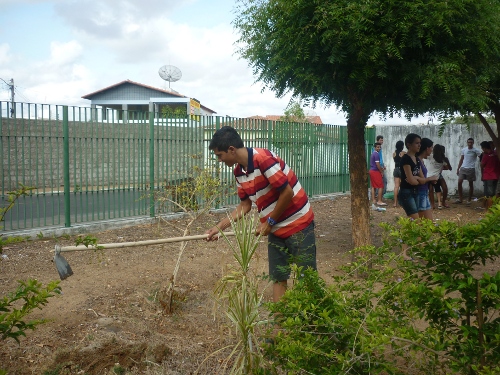 Limpeza e ornamentao dos jardins
