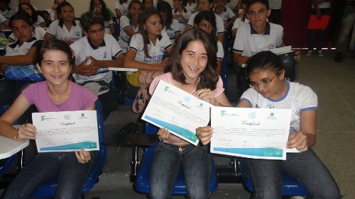 entrega de certificado PIBID5